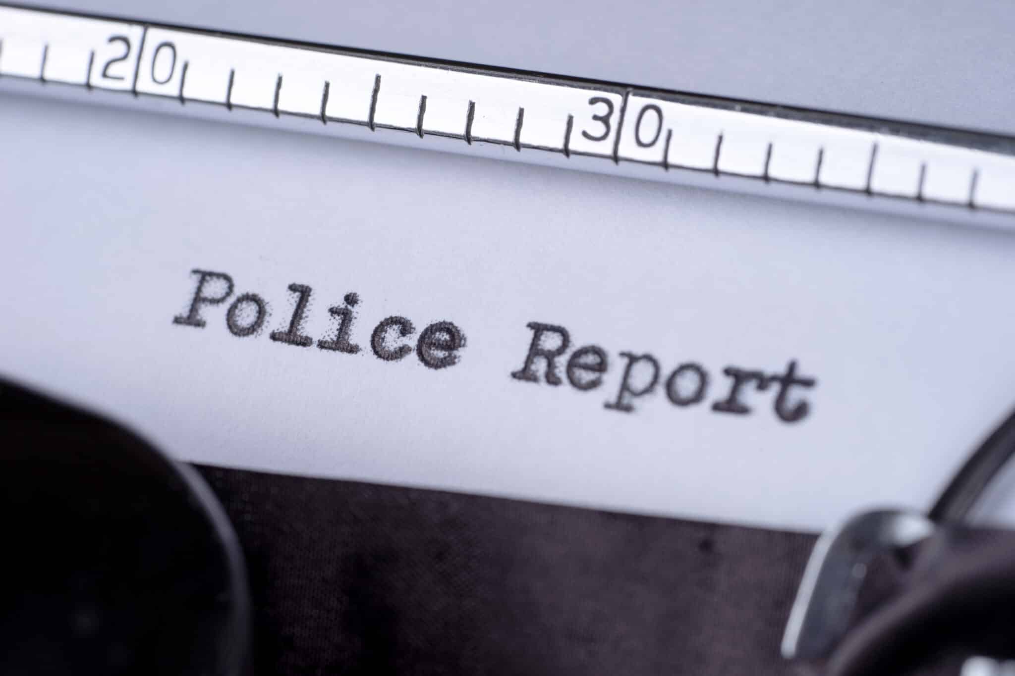 Police Reports and Official Records